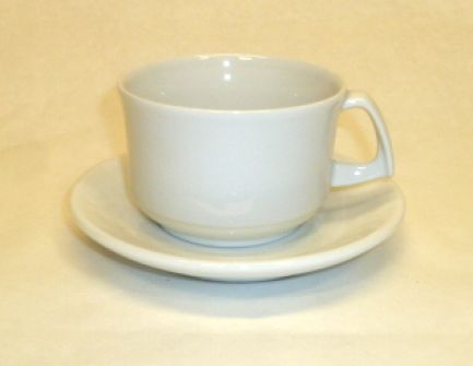 Mongatina 0.20 lts Fine Porcelaine Cappuccino Cup / Saucer