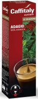 Caffitaly ADAGIO 100% Arabica Blend Coffee Capsule - Pack of 10 