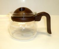 Pyrex 2 Cups Coffee / Tea Glass Pot - Brown