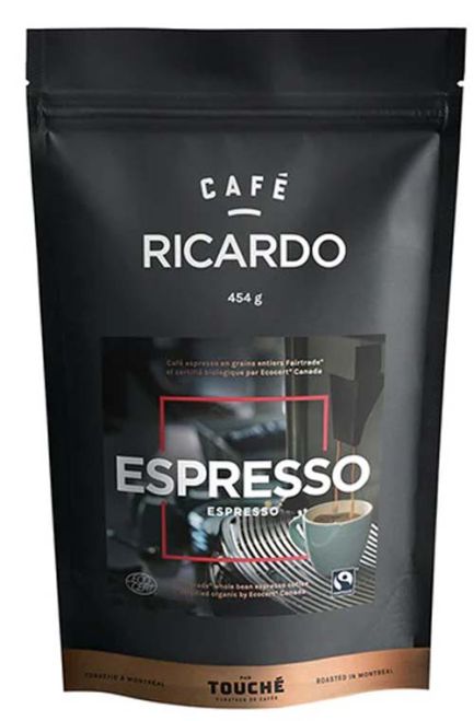 Cafe Ricardo ESPRESSO Bio Medium Blend Coffee Beans 454 gr 