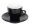 Nuova Point Milano Black 65ml Espresso Cup and Saucer Set of 6