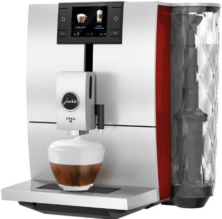 Jura ENA 8 SUNSET RED Automatic Machine + FREE COFFEE