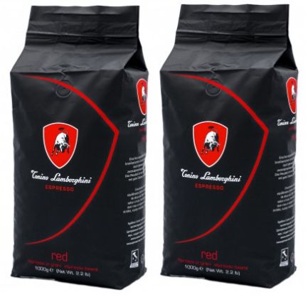 Lamborghini RED Intenso Blend Coffee beans 2 Kg / 4.4 lbs (2000g)