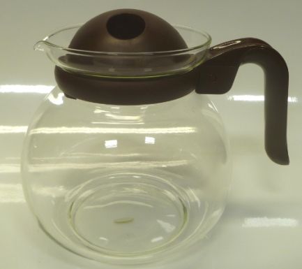 Pyrex 6 Cups Coffee / Tea Glass Pot Brown - HOT DEAL