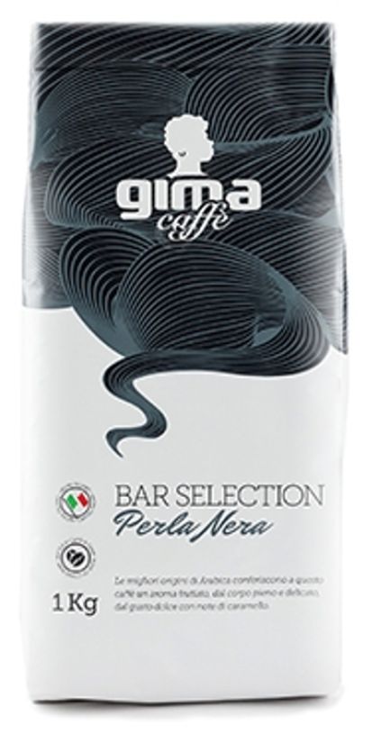 Gima Caffe PERLA NERA Medium Blend Coffee Beans 1 Kg / 2.2 lbs (1000g)