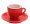 Nuova Point Milano Red 65ml Espresso Cup and Saucer Set of 6 