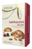Allessia Cantuccini Biscotti avec CERISE + AMANDES Boite 200gr 
