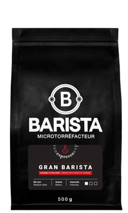 Café Barista GRAN BARISTA Medium Blend Coffee Beans 500 gr / 1.1 Ibs