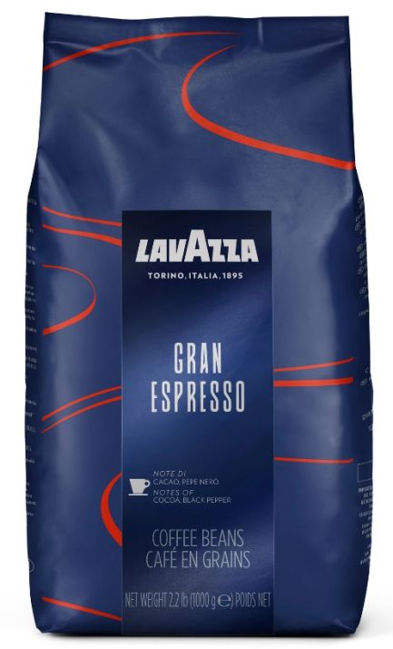 Lavazza GRAN ESPRESSO Dark Blend Coffee Beans 1 Kg  / 2.2 Lbs (1000gr) 