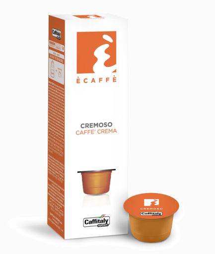 Caffitaly Ecaffe CREMA CREMOSO Café - Boîte de 10