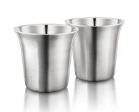 FinalTouch 2.5oz Double Wall Espresso Cups - Set of 2
