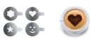 X Coffee Latte Stencils 4 Designs SO