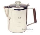 Percolator 12 Cups Stainless Steel Coffee Pot