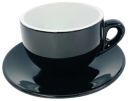 Nuova Point Milano Black 210ml Latte Cups Set of 6