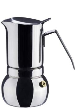 VEV Vigano 4 Cups VESPRESS INOX Stove Top Espresso Maker 