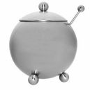Cuisinox Spherical 12oz / 350ml Footed Sugar Bowl with Spoon - BLACK FRIDAY SALE
