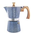 Grosche 6 Cups - 275ml MILANO STONE BLUE Espresso Coffee Maker - BLACK FRIDAY SALE