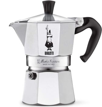 Bialetti 3 Cups - 130ml MOKA EXPRESS Stove Top Espresso Maker
