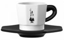 Bialetti Espresso WHITE / BLACK Porcelain Cups Set of 4