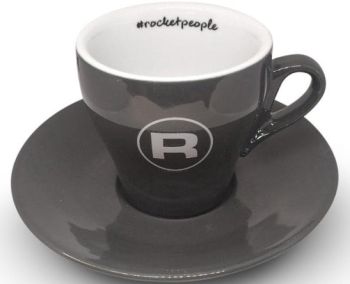 Rocket Classic GREY Cappuccino Cups Set of 2