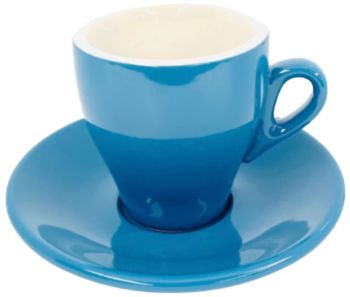 Nuova Point Milano Blue 155ml Cappuccino Cups Set 6 