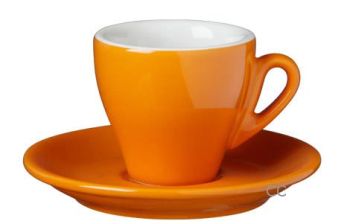 Nuova Point Milano Orange 65ml Espresso Cups Set of 6 