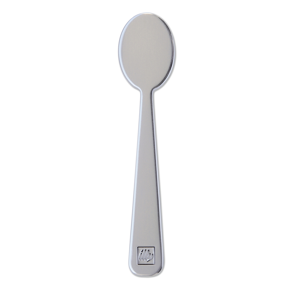 Illy Designer Ombra Espresso Spoons Set of 6 Stainless Steel 