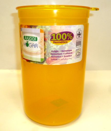 Juypal Solid Yellow 60oz Coffee Storage Jar
