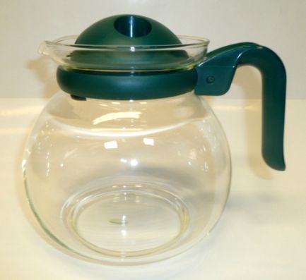 Pyrex 6 Cups Coffee / Tea Glass Pot Green 