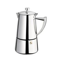 Cuisinox Roma Glossy 4 Cups Espresso Stainless Steel Coffee Maker