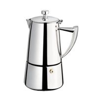 Cuisinox Roma Mirror 6 Cups Espresso Stainless Steel Coffee Maker