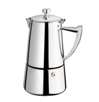 Cuisinox Roma Glossy 10 Cups Espresso Stainless Steel Coffee Maker
