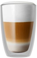 Bellucci 8.4 oz / 240 ml Cappuccino Double Wall Glass Cups Set of 4