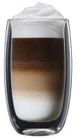 Barista 12.8oz/ 380ml Macchiato Double Wall Glass Cups Set of 2 