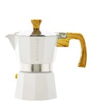 Grosche 3 Cups - 148ml MILANO WHITE Espresso Coffee Maker - BLACK FRIDAY SALE