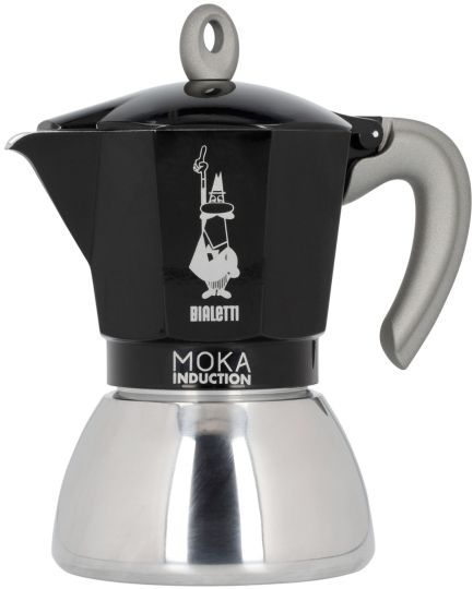 Bialetti 6 Cups - 280ml MOKA INDUCTION Stove Top Espresso Maker Black 