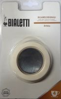 Bialetti Replacement Silicone Gaskets + Filter for BRIKKA 4 Cups Coffee Makers