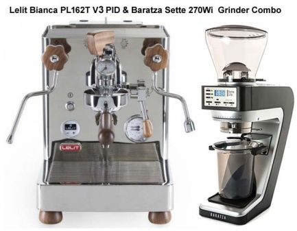 Lelit Bianca PL162T V3 Machine PID & Baratza Sette 270Wi Coffee Grinder Combo