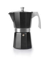 Ibili 3 Cups - 200ml Evva Black Espresso Maker 