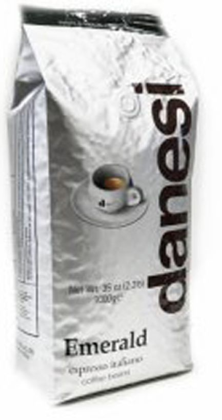 Danesi Caffe ESMERALD Medium Roast Coffee Beans 1 Kg - 2.2 Lbs (1000 gr) 