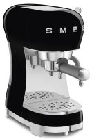 Smeg Espresso Manual BLACK Coffee Machine 50's Style 
