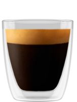 Bellucci 3.7 oz / 80 ml Espresso Double Wall Glass Cup Set of 4