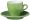 Nuova Point Green 165ml Cappuccino Cup and Saucer Set of 6
