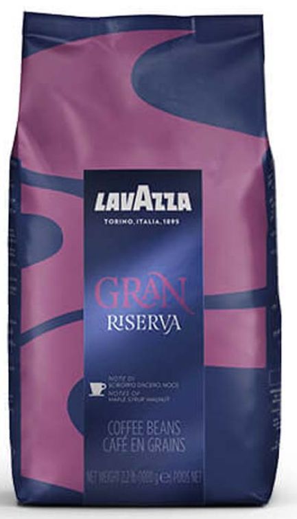 Lavazza GRAN RISERVA Dark Coffee Beans 1 kg / 2.2 Lbs (1000 gr) 