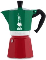 Bialetti 6 Cups - 300ml TRICOLOR Stove Top Espresso Maker 