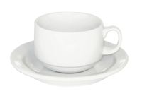 Straight Shape White Espresso Cups - Set of 6