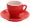 Nuova Point Milano Red 155ml Cappuccino Cup and Saucer Set of 6 - BLACK FRIDAY SALE