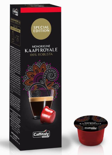 Caffitaly Ecaffe Robusta KAAPI ROYALE Coffee - Pack of 10 