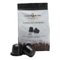 Miscela D’Oro CREMOSO Compatibles Nespresso® Capsules a Café - Boite de 10