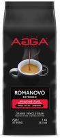Cafe Agga ROMANOVO Espresso Café en Grain 1Kg - 2.2 Lbs (1000 gr) 
